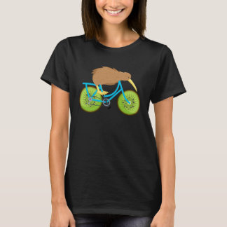 Cute Kiwi On Bicycle Kiwi Cycling Team Biking Cycl T Shirt