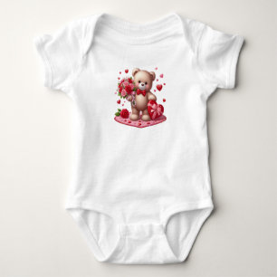 Cute, klassisk Alla hjärtans nalle T Shirt