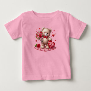 Cute, klassisk Alla hjärtans nalle T Shirt