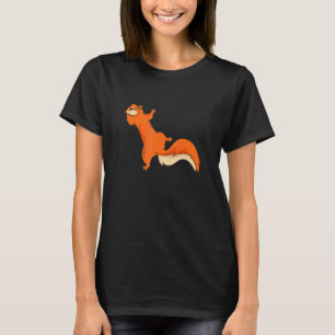 Cute klättrar upp klimat Rodent Feeder Squirrel T Shirt