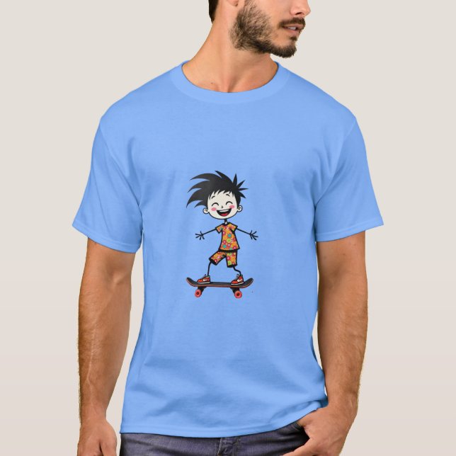 Cute-klistermärke T Shirt (Framsida)