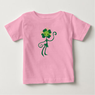 Cute Klöver Flower Girl Organic Baby Bodykostym T Shirt
