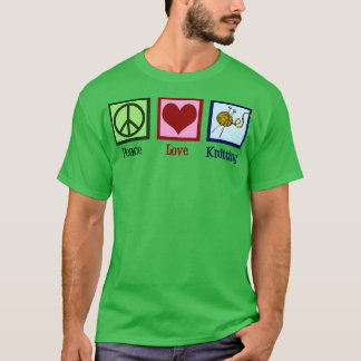 Cute Knitting Rosa T Shirt