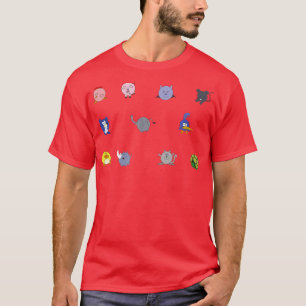 Cute Knubbig Animals T Shirt