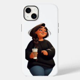 Cute Knubbig Girl with Juice | Roligt och spel