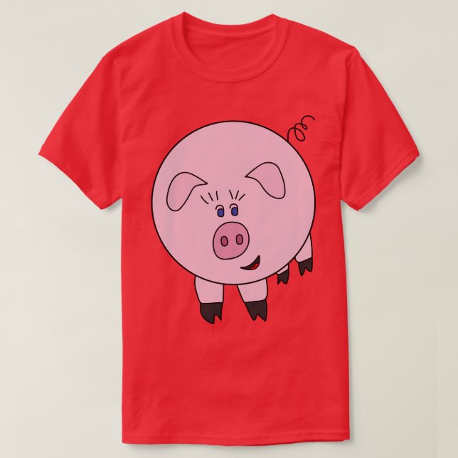 Cute Knubbig Gris T Shirt (Design framsida)