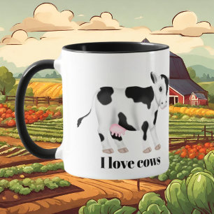 Cute ko älskare add namn mugg