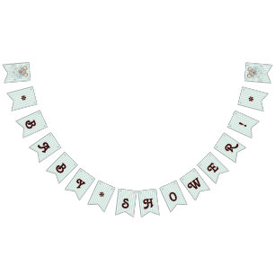 Cute Koala Animal Boy Baby Shower Blue Rand Vimplar