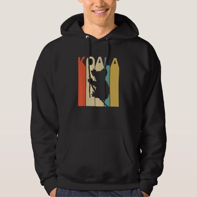Cute Koala Animal Hoodie (Framsida)