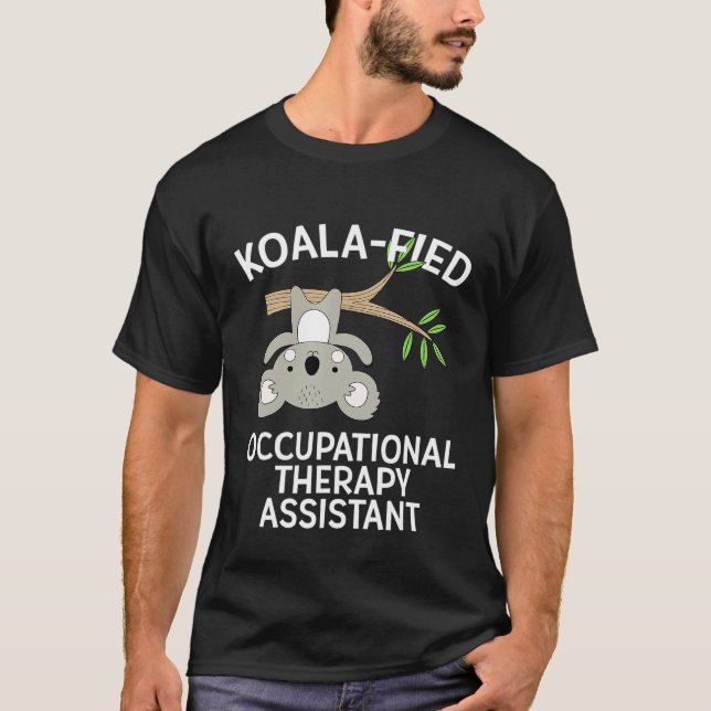 Cute Koala-assistenten för arbetsbehandling OT OTA T Shirt (Framsida)