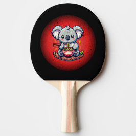 Cute Koala åt Ramen Pingisracket