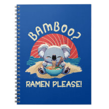 Cute Koala åt Ramen Vintage Sunshine