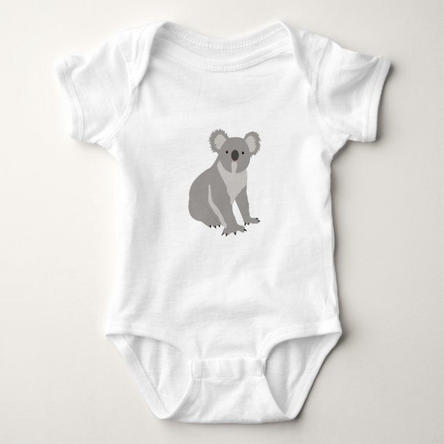 Cute Koala Australian Animal T Shirt (Framsida)