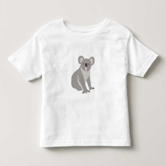 Cute Koala Australian Animal T Shirt (Framsida)