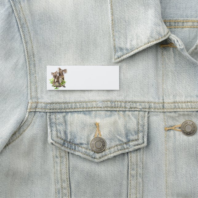 Cute Koala Australian Bear Animal Namnbricka (På plats)