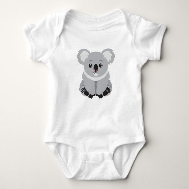 Cute Koala Baby Bodykostym Tee (Framsida)
