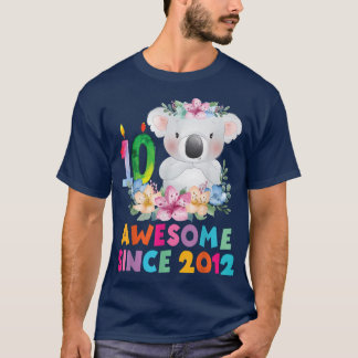 Cute koala bear 10 years birthday outfit for boys t shirt