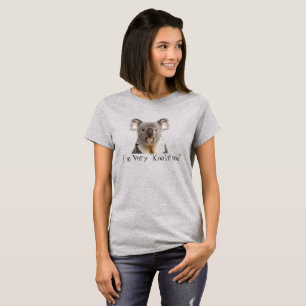 Cute Koala Bear Animal Väldigt Koalified Roligt Qu T Shirt