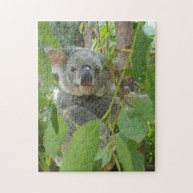 Cute Koala Bear Baby Australien Fotography Pussel (Vertikal)