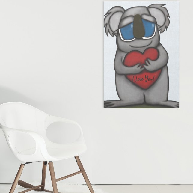 Cute Koala Bear Canvastryck (Skapare uppladdad)