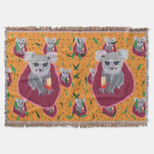 Cute Koala Bear Filt (Framsidan)