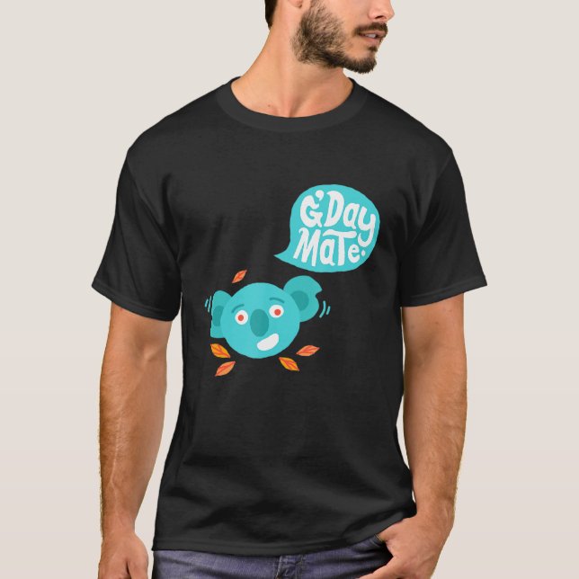 Cute Koala Bear Gday Mate Tee for Australia Holid (Framsida)