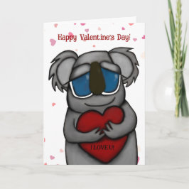 Cute Koala Bear Helgkort