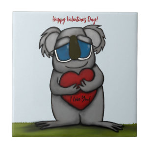 Cute Koala Bear Kakelplatta