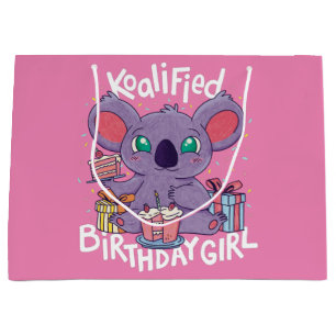 Cute Koala Bear Koalified Birthday Girl Rosa