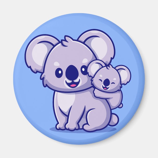 Cute Koala Bear Magnet (Framsidan)