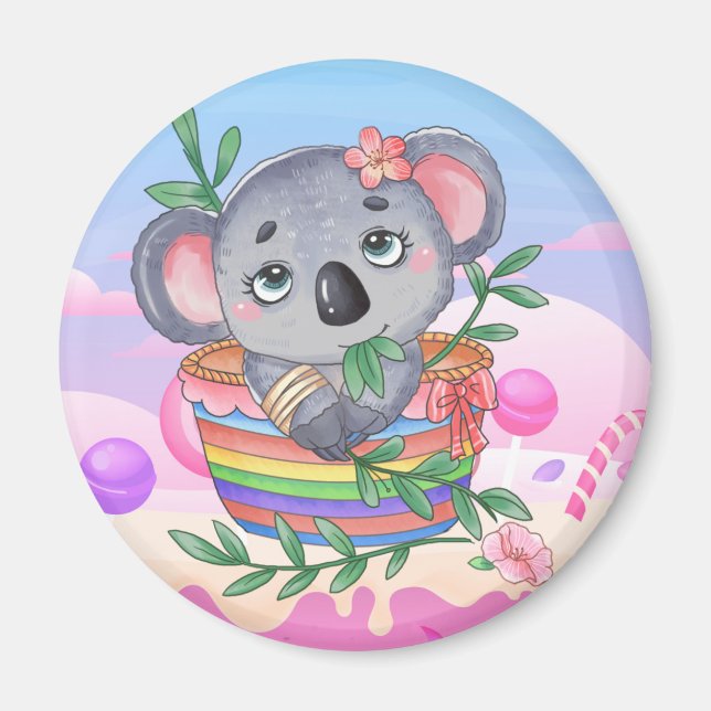 Cute Koala Bear Magnet (Framsidan)
