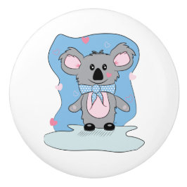 Cute Koala Bear Nursery Room Ceramic Drag Knopp