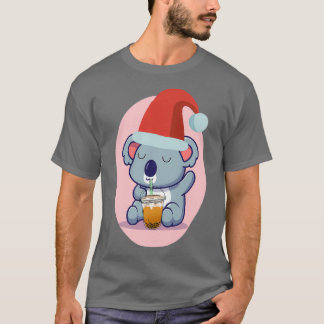 Cute Koala Bear och Bubble Tea 3 T Shirt