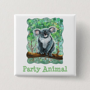Cute Koala Bear Party Centre Knapp