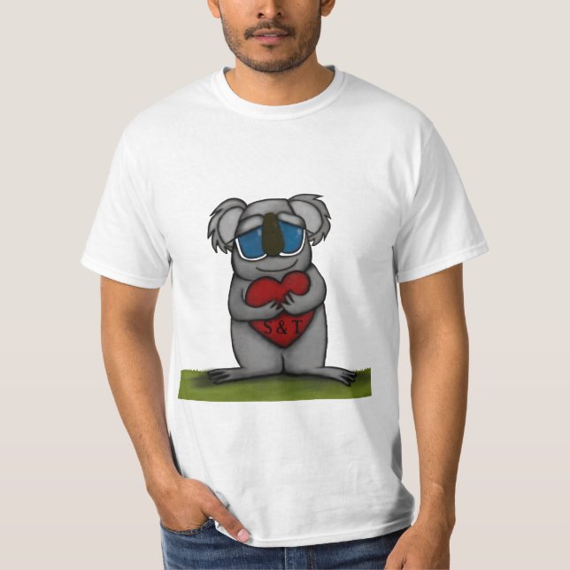 Cute Koala Bear T Shirt (Framsida)
