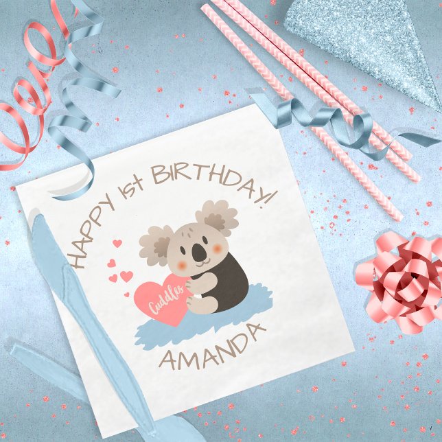 Cute Koala Cuddles ID386 Pappersservett (Skapare uppladdad)