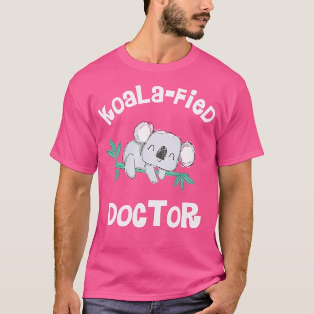 Cute Koala Doktor Shirt Med Student Studenten Gif T (Framsida)
