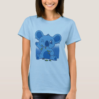 Cute Koala Eating Lövs T-Shirt