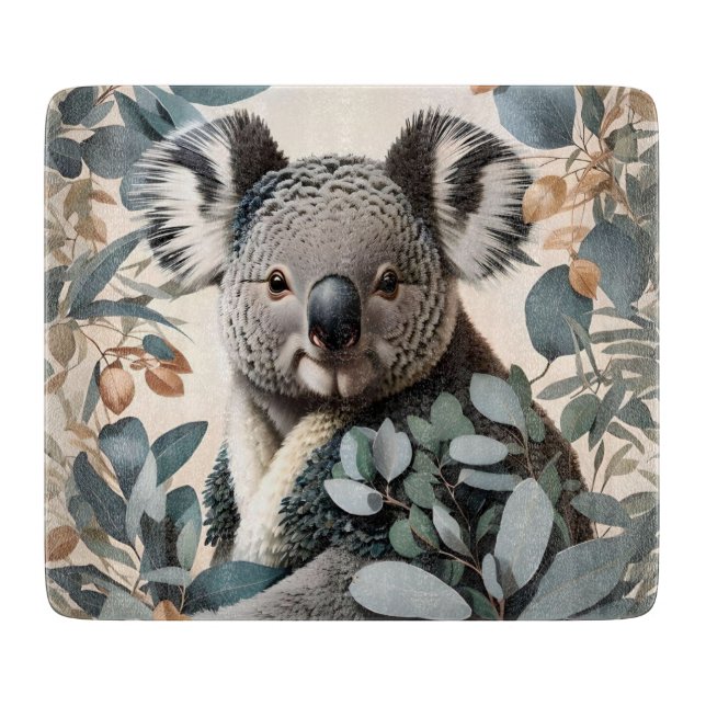Cute Koala Eucalyptus Lövs (Framsidan)