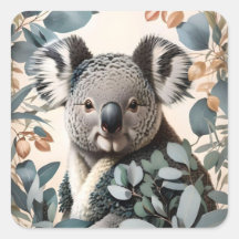 Cute Koala Eucalyptus Lövs