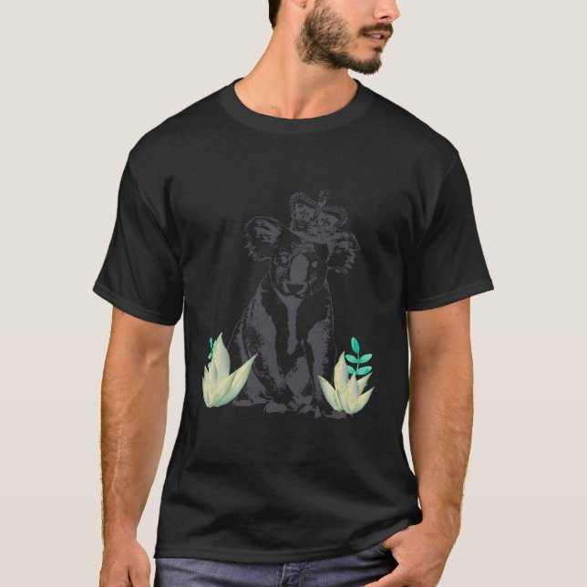 Cute Koala Gift Koala Bear Kung T Shirt (Framsida)