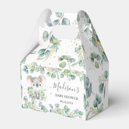 Cute Koala Greenery Baby Shower Tack Presentaskar