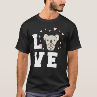 Cute Koala Heart Koalas Animal Australia Cute Koal T Shirt