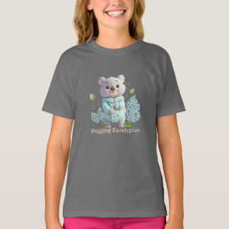 Cute Koala Hugger Eucalyptus Löv - T Shirt