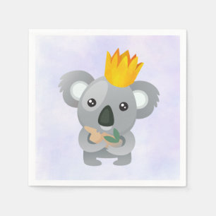 Cute Koala i Golden Krona Pappersservett