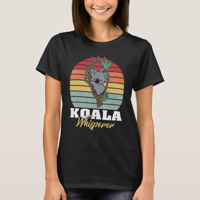 Cute Koala Koala Biolog Australia 3 T Shirt (Framsida)