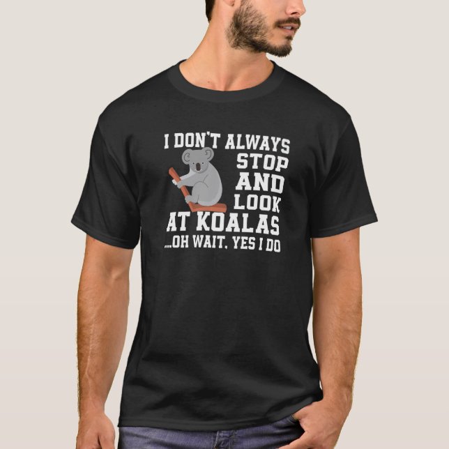 Cute Koala Love Apparel Koalas T Shirt (Framsida)