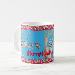 Cute Koala Merry Koalamus jul Mugg