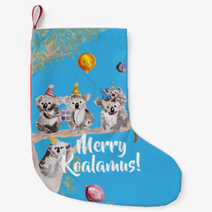 Cute Koala Merry Koalamus julklapp Liten Julstrumpa