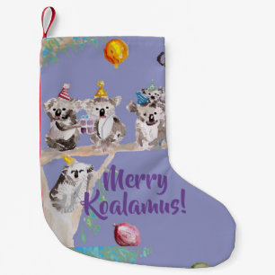Cute Koala Merry Koalamus Purpl-julklapp Liten Julstrumpa